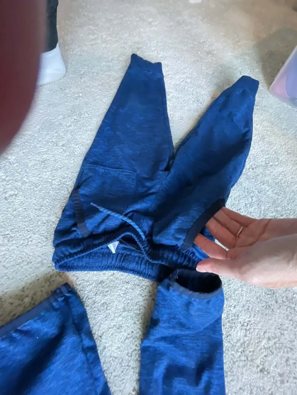 The Children's Place Toddler Boys Blue Heathered Hoodie And Jogger Pants Set 4T